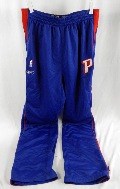 2005-06 Detroit Pistons Maurice Evans #5 Game Used Blue Warm Up Pants Size XLT 3