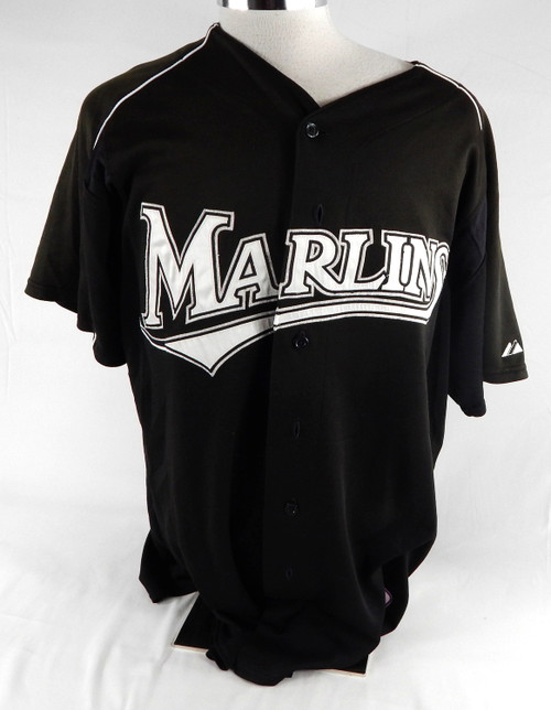 2003-06 Florida Marlins Dante Brinkley #49 Game Used Black Jersey ST BP XL 093