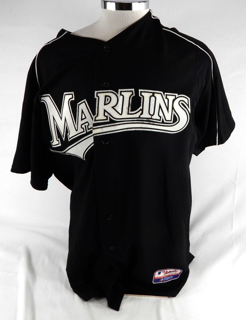 2003-06 Florida Marlins Ryan Jorgensen #76 Game Used Black Jersey ST BP  069