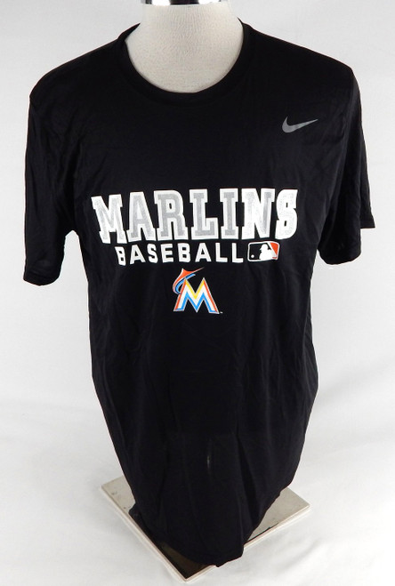 2017 Miami Marlins #99 Game Used Black Training Shirt XL 422