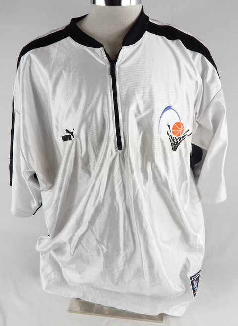 1999-01 Cleveland Cavaliers Cedric Henderson #45 Game Used White Shoot Shirt 0