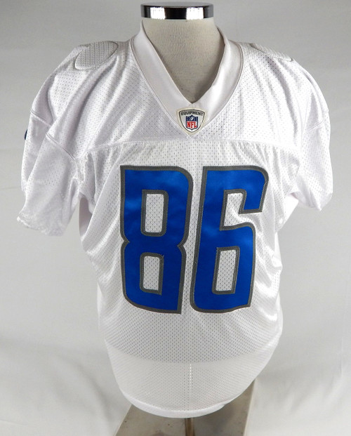 2019 Detroit Lions #86 Game Issued White Practice Jersey 46 309