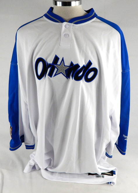 2004-05 Orlando Magic Game Issued White Shooting Shirt Hardwood Classic 3XL 566