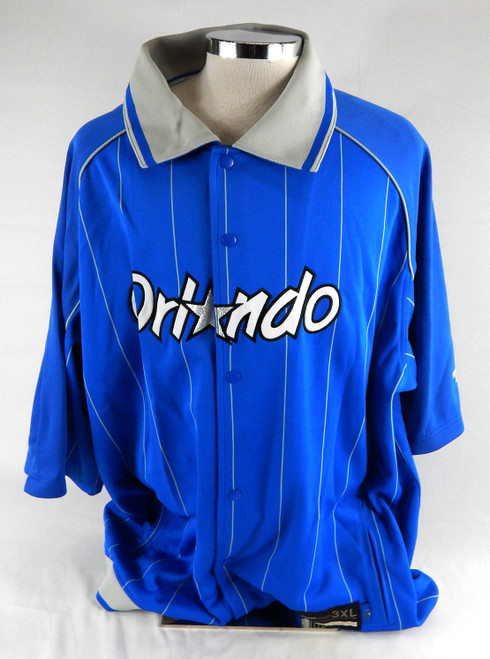 2004-05 Orlando Magic Game Issued Blue Shooting Shirt Hardwood Classic 3XL 573