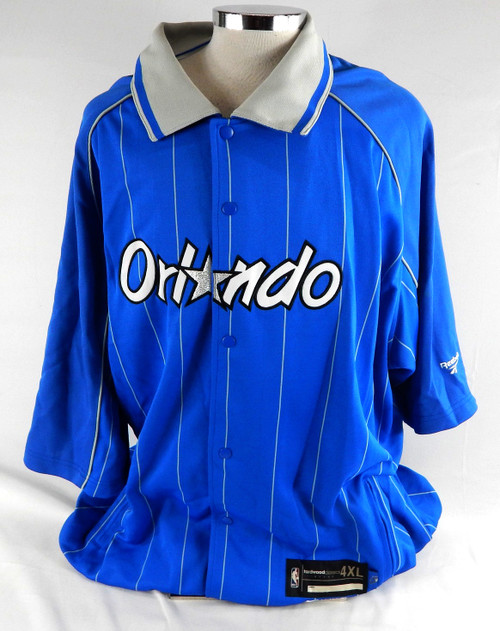 2004-05 Orlando Magic Game Issued Blue Shooting Shirt Hardwood Classic 4XL 574