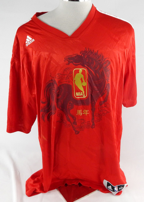 2012-13 Orlando Magic Nikola Vucevic #9 Game Used Red Shirt Chinese New Year 925