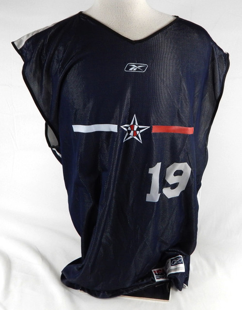 Team USA Basketball #19 Game Used Navy Practice Jersey 2XL 047