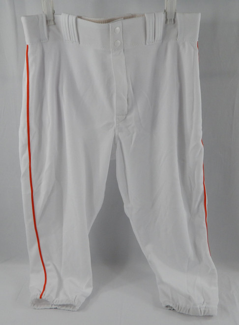 2015 Miami Marlins David Phelps #41 Game Used White Pants 35-45-21 453