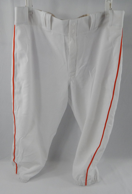 2014 Miami Marlins Steve Cishek #31 Game Used White Pants 38-42-20 454