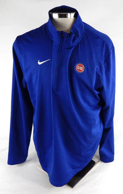 2024-25 Detroit Pistons Malik Beasley #5 Game Used Black Quarter Zip Shirt XL 42