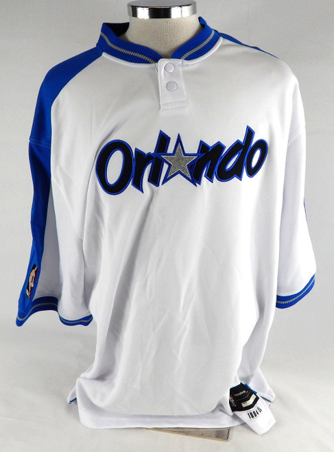 2004-05 Orlando Magic Game Issued White Shooting Shirt Hardwood Classic XL 563