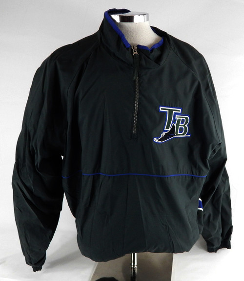 Tampa Bay Devil Rays #43 Game Used Green Batting Practice Jacket L 477