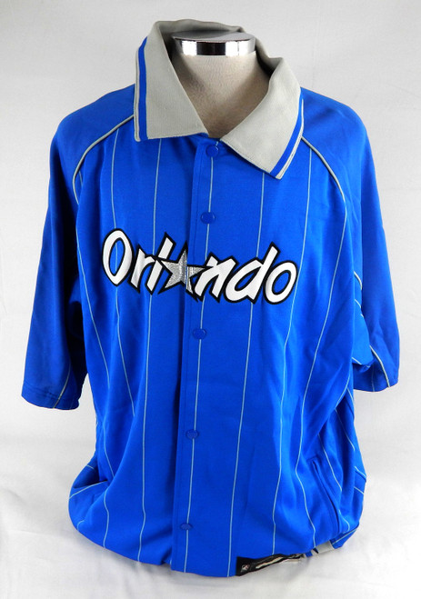 2004-05 Orlando Magic Game Issued Blue Shooting Shirt Hardwood Classic 2XL 569