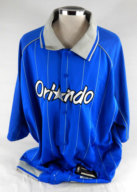 2004-05 Orlando Magic Game Issued Blue Shooting Shirt Hardwood Classic 4XL 575