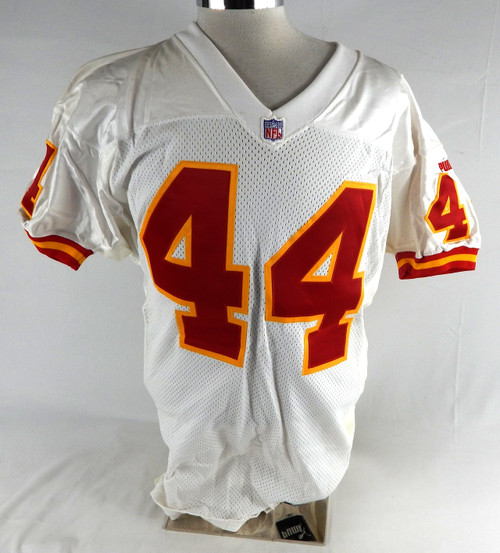 1999 Kansas City Chiefs #44 Game Issued White Jersey 44 667