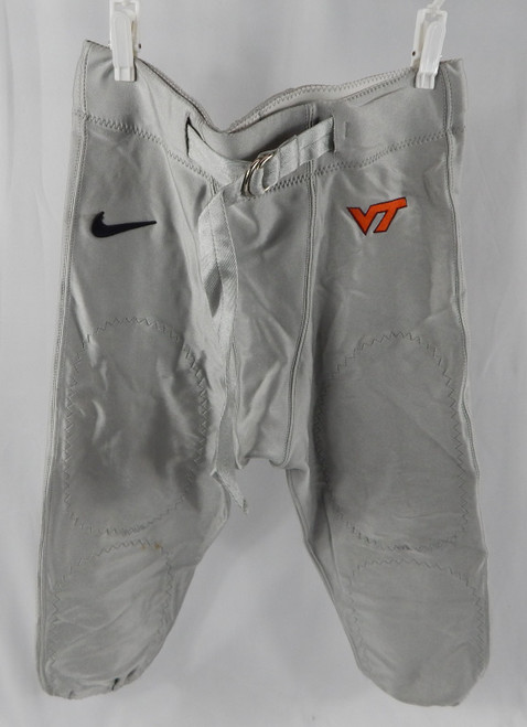 2000s Virginia Tech Hokies Game Issued Silver Pants Football XL 995