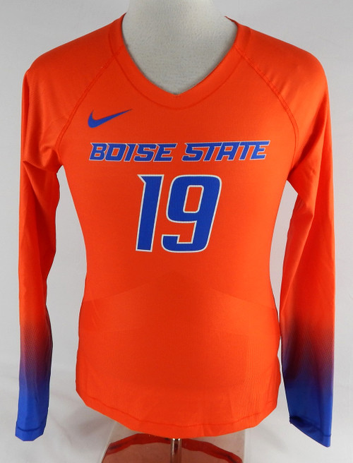 2022 Boise State Broncos #19 Game Used Orange Jersey Volleyball M 748