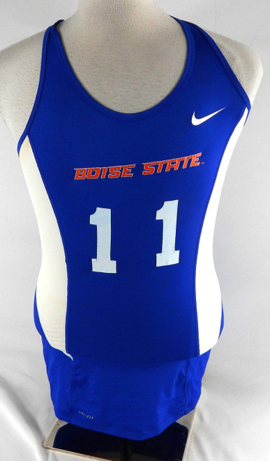 2017 Boise State Broncos #11 Game Used Blue Jersey Beach Volleyball M 112