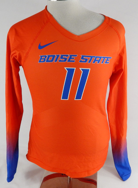 2022 Boise State Broncos #11 Game Used Orange Jersey Volleyball M 746