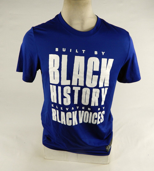 2023-24 Detroit Pistons Jared Rhoden #8 Game Used Blue Shooting Shirt BHM L 60