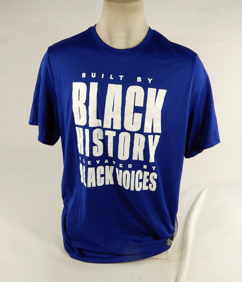 2023-24 Detroit Pistons Isaiah Stewart #28 Game Used Blue Shooting Shirt BHM 7