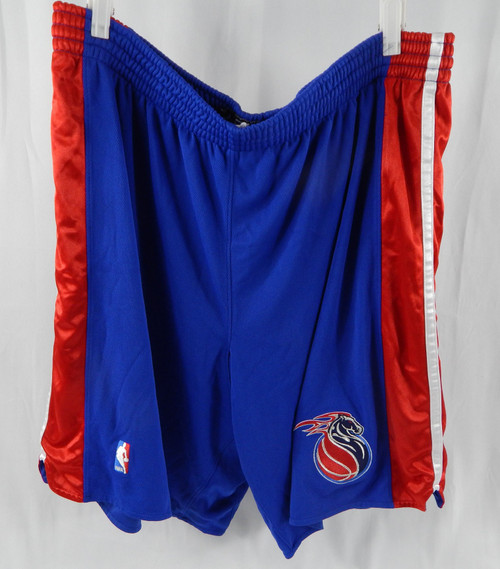 2004-06 Detroit Pistons #44 Game Used Blue Shorts 48+2 001
