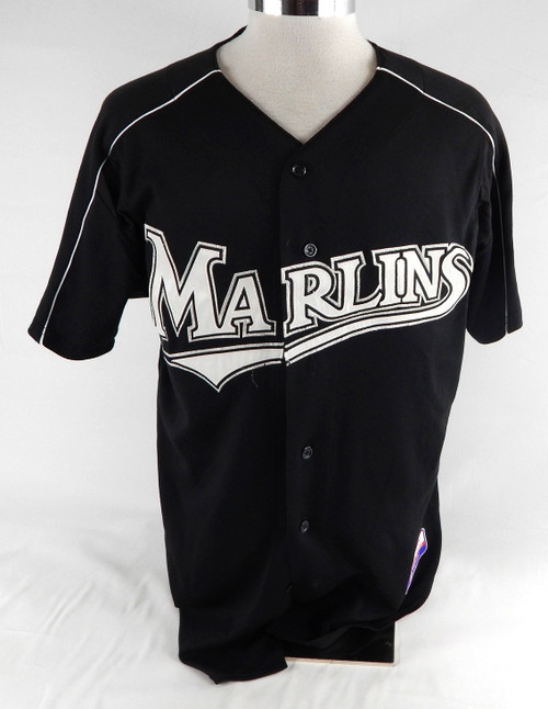 2003-06 Florida Marlins Gerald Williams #4 Game Used Black Jersey BP ST L 634