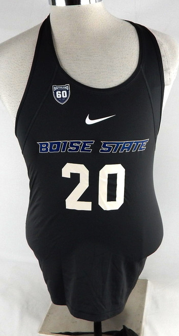 2018 Boise State Broncos #20 Game Used Black Jersey 60 Patch Beach Volleyball 3