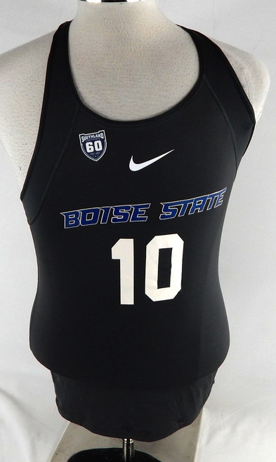 2018 Boise State Broncos #10 Game Used Black Jersey 60 Patch Beach Volleyball 8