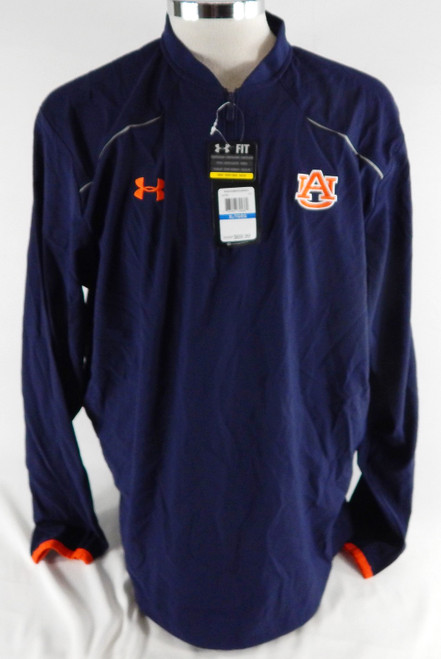 Auburn Tigers Team Issued Navy Pullover Shirt XL 297