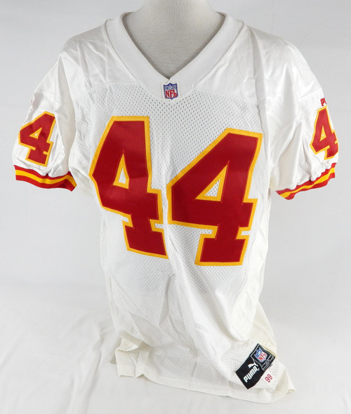 1999 Kansas City Chiefs #44 Game Issued White Jersey 46 765