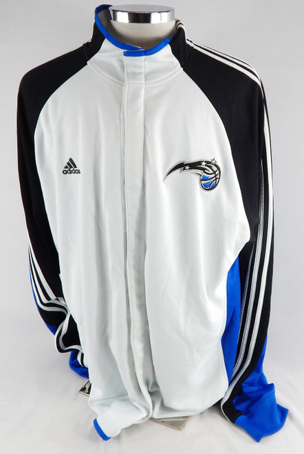 2009-10 Orlando Magic Brandon Bass #30 Game Used White Warm Up Jacket 3XL 806