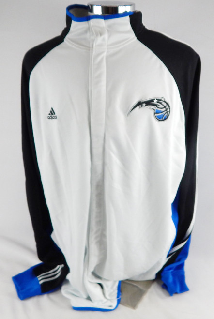 2009-10 Orlando Magic Rashard Lewis #9 Game Used White Warm Up Jacket 3XL 811
