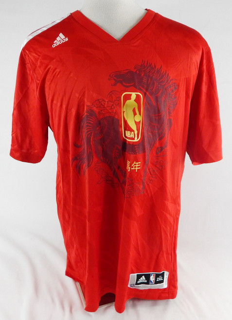 2012-13 Orlando Magic E'twaun Moore #55 Game Used Red Shirt Chinese New Year  6