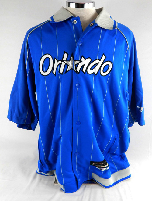 2004-05 Orlando Magic Game Issued Blue Shooting Shirt Hardwood Classic XL 561