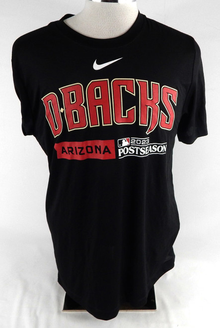 2023 Arizona Diamondbacks Saal Frank #57 Team Issued Black T-Shirt PS L 555