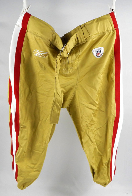 2009 San Francisco 49ers Game Issued Gold Pants 42 DP81068