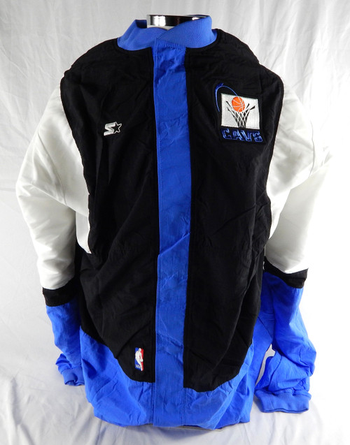 1990s Cleveland Cavaliers Game Issued Black Warm Up Jacket 48 558