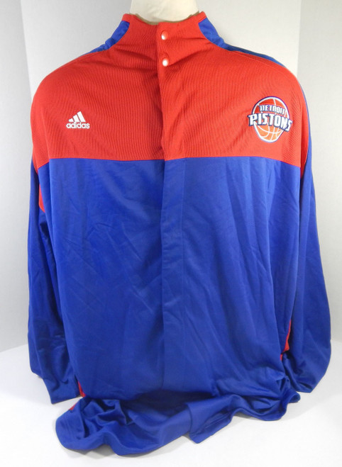 2006-07 Detroit Pistons Game Issued Blue Warm Up Jacket 4XL+4 DP30067