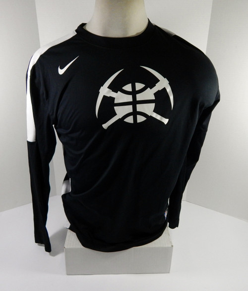 2020-21 Denver Nuggets Facundo Campazzo #7 Game Used Black Shooting Shirt M 11