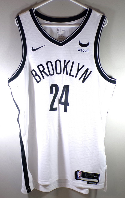Brooklyn Nets Cam Thomas #24 White Nike Swingman Assoc Webull Jersey White 52 XL