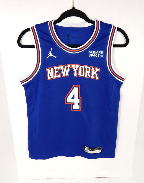 2021-22 New York Knicks Julius Randle #30 Blue Jordan Swingman Jersey Youth M