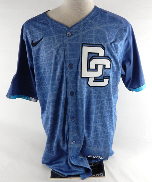 2025 Washington Nationals Derek Law #58 Game Issued Blue Jersey City Connect 0