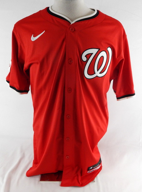 2025 Washington Nationals Robert Hassell III #57 Game Issued Red Jersey 44 255