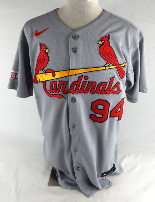 2025 St. Louis Cardinals Alex Cornwell #94 Game Issued Pos Used Grey Jersey 7