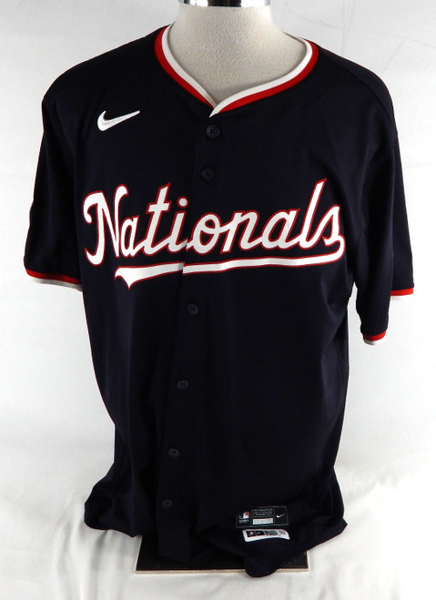 2025 Washington Nationals Keibert Ruiz #20 Game Issued Pos Used Navy Jersey 3