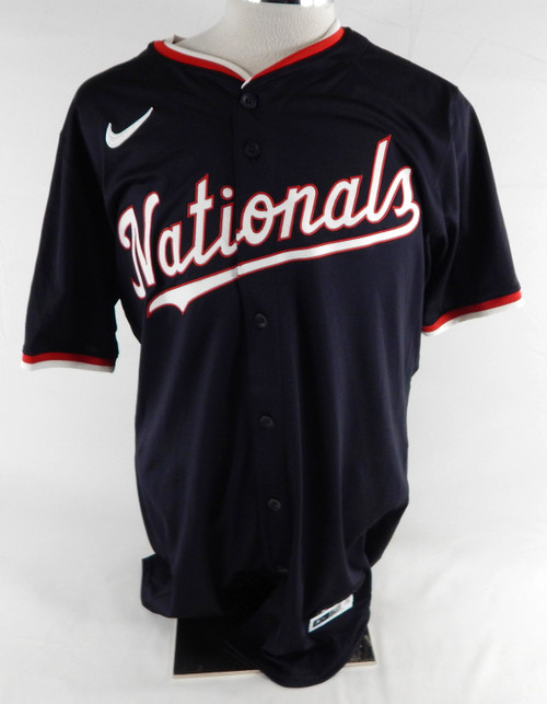 2025 Washington Nationals Andrew Knizner #9 Game Issued Navy Jersey 46 789