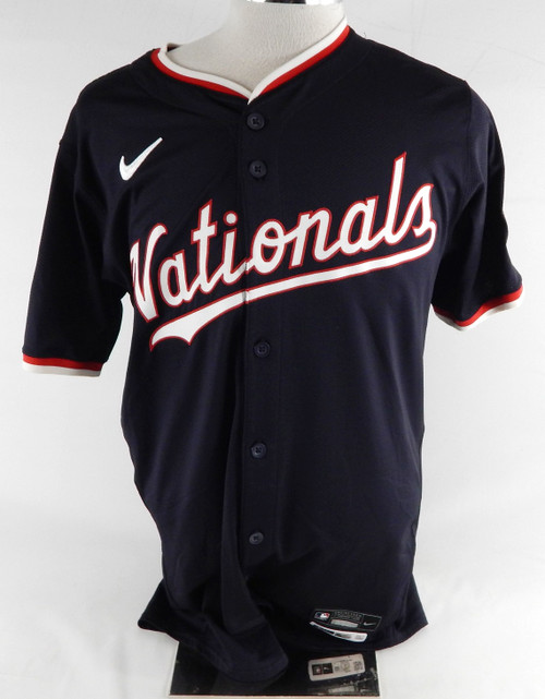 2025 Washington Nationals Jacob Young #30 Game Issued Pos Used Navy Jersey 2