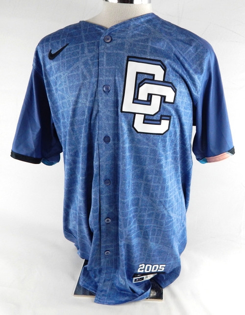 2025 Washington Nationals Brad Lord #61 Game Issued Blue Jersey City Connect  9