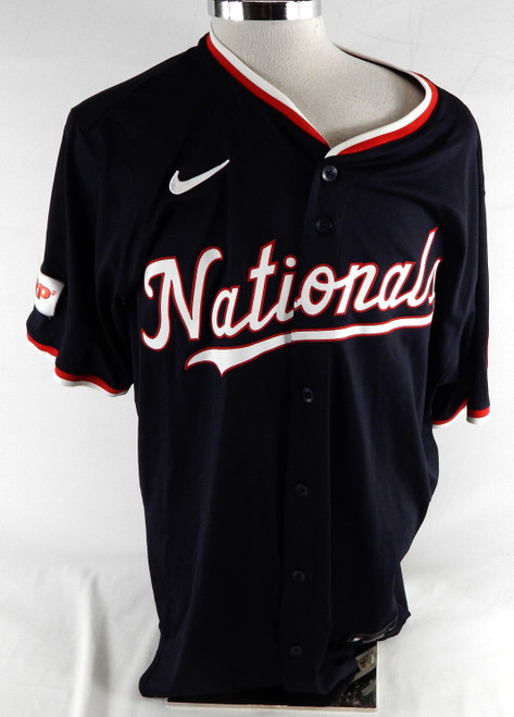 2025 Washington Nationals Henry Blanco #35 Game Issued Navy Jersey 52 830